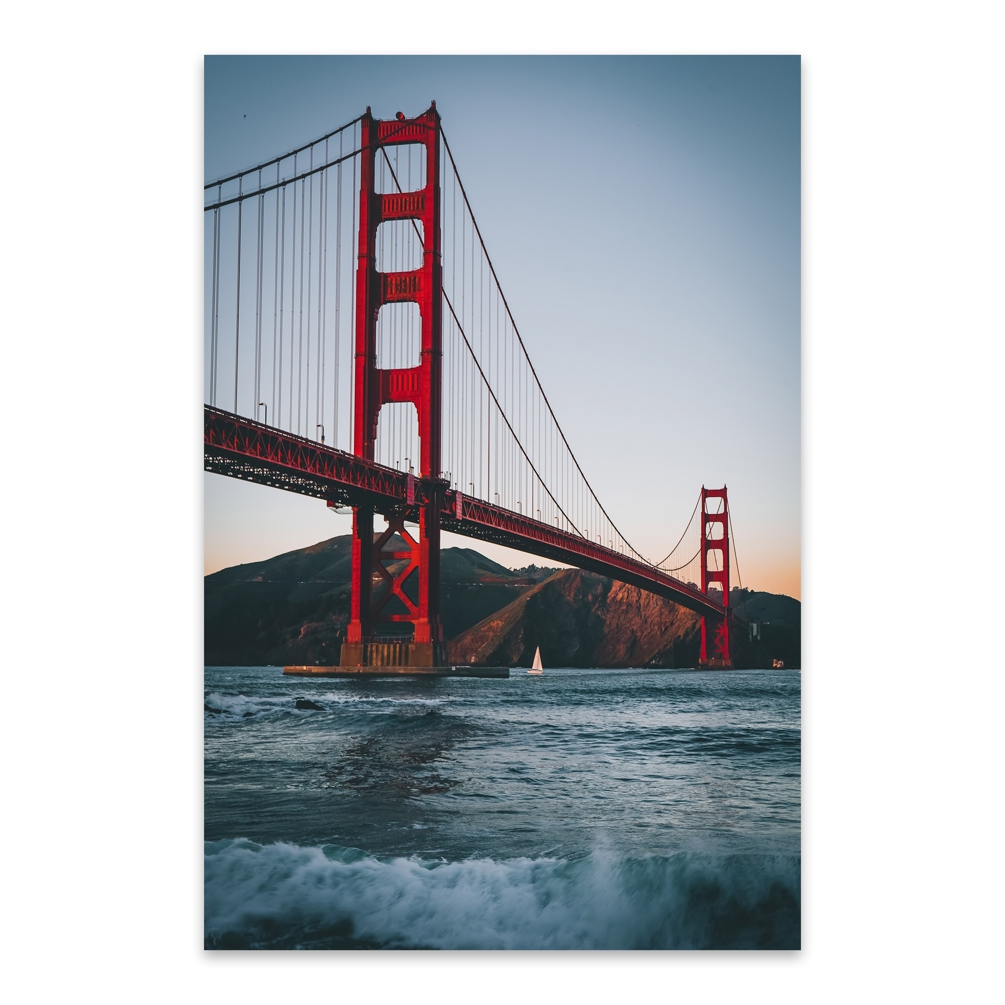 Noir Gallery Golden Gate Bridge San Francisco Metal Wall Art Print Noir Gallery Golden Gate Bridge San Francisco Metal Wall Art Print