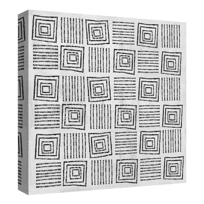 Mudcloth Patterns II by Studio Arts Canvas Art Print