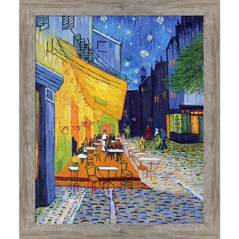 Vincent Van Gogh 'Cafe Terrace at Night' Hand Painted Oil Reproduction