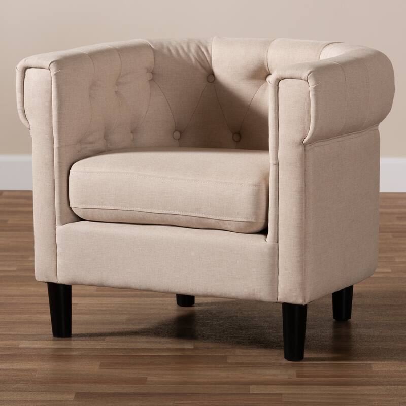 Copper Grove Lyman Traditional Tufted Chesterfield Armchair