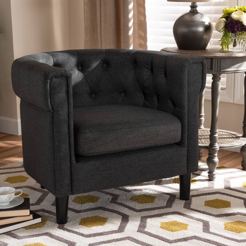 Copper Grove Lyman Traditional Tufted Chesterfield Armchair
