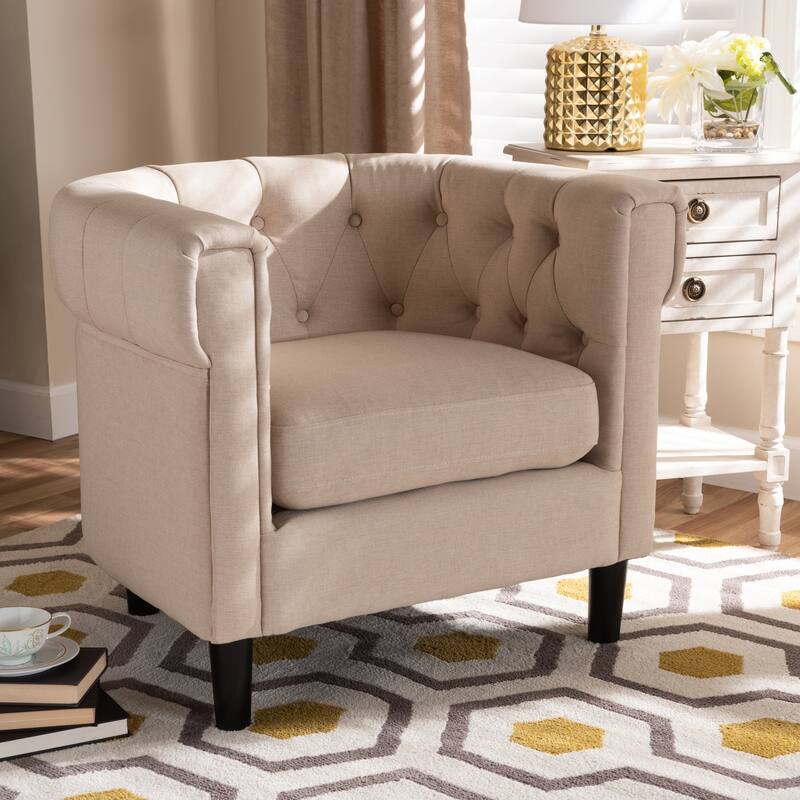 Copper Grove Lyman Traditional Tufted Chesterfield Armchair