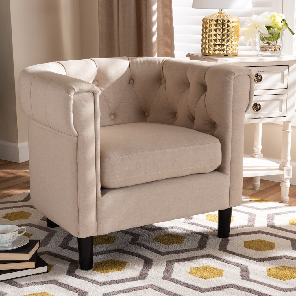 Copper Grove Lyman Traditional Tufted Chesterfield Armchair