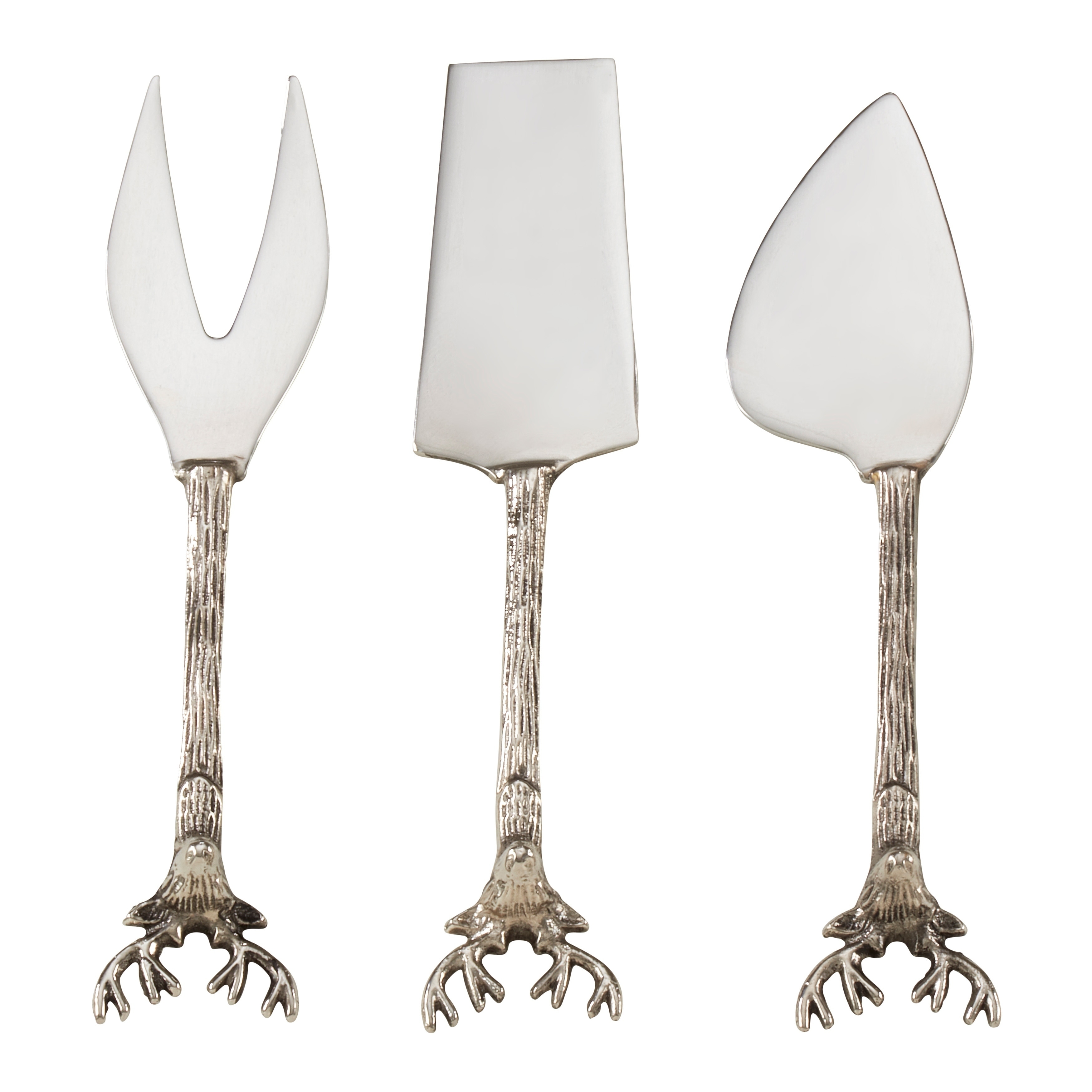 Saro Lifestyle Reindeer Handle Cheese Cutlery (Set of 3)