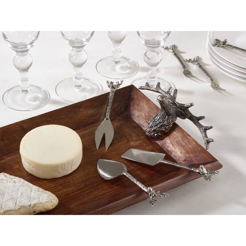 Reindeer Handle Cheese Cutlery (Set of 3)