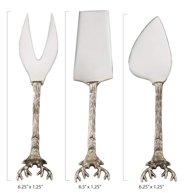 Reindeer Handle Cheese Cutlery (Set of 3)