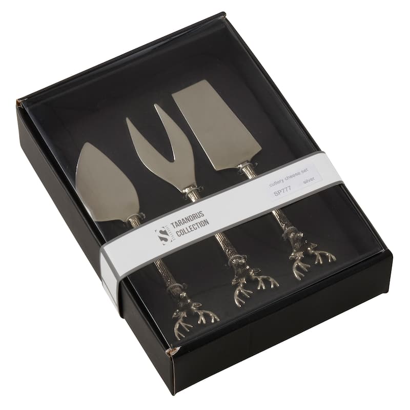 Reindeer Handle Cheese Cutlery (Set of 3)