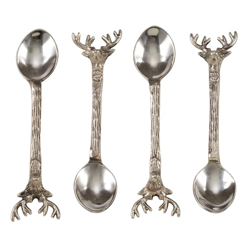 Reindeer Handle Cocktail Spoons (Set of 4)