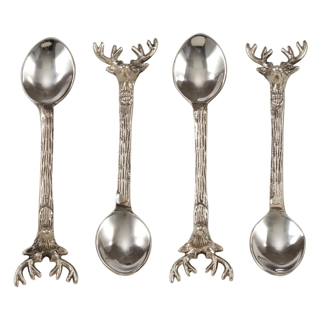 Reindeer Handle Cocktail Spoons (Set of 4)