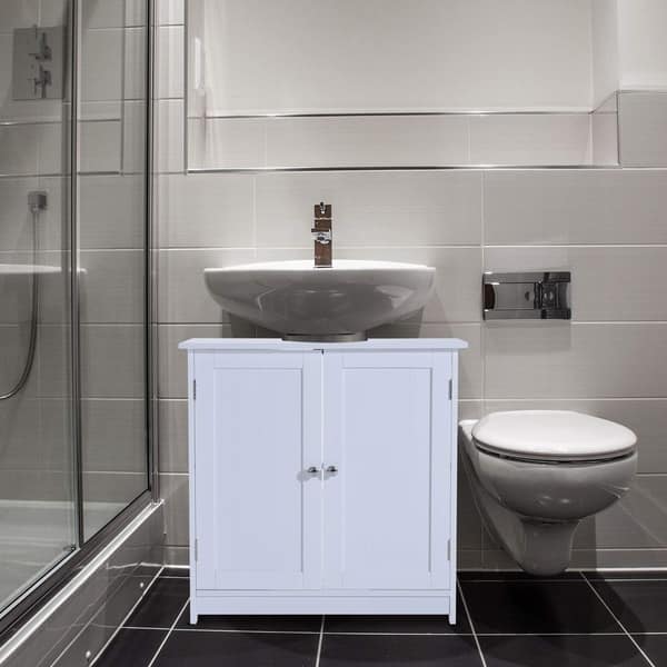Shop Pedestal Sink Bathroom Vanity Cabinet Overstock 27565221