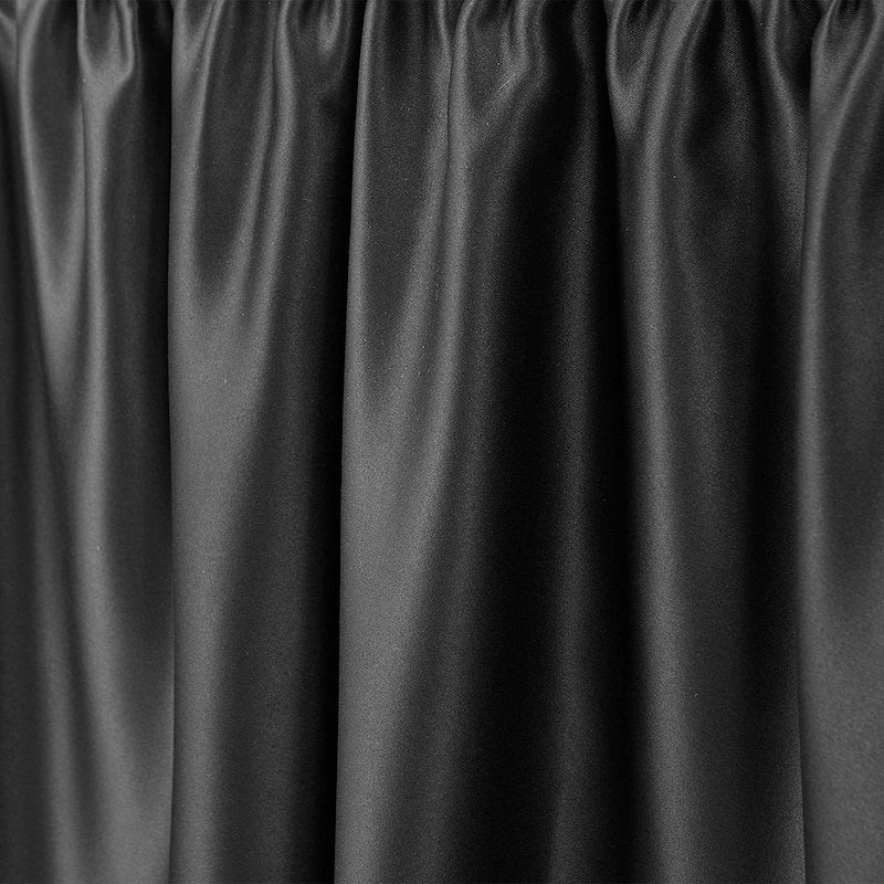 Luxury Plush Dorm Sized Bed Skirt Panel with Ties (3 Panel)