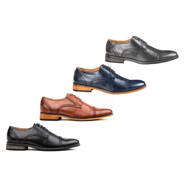 UV Signature Men's Cap Toe Oxfords Dress Shoes Size 12 in Black (As Is  Item) - Bed Bath & Beyond - 27565928