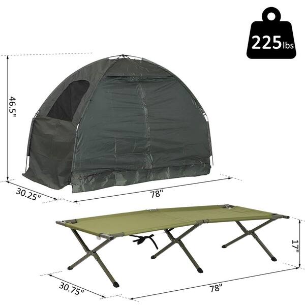18+ 1 Person Elevated Camping Tent