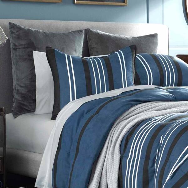 Shop Nautica Valmont Navy Comforter Set On Sale Free Shipping