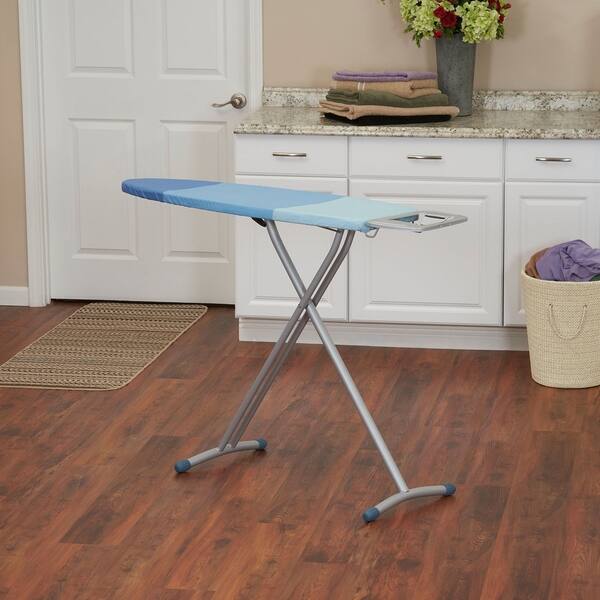 Shop Household Essentials Ironing Board Steel Top Tri Leg Blue