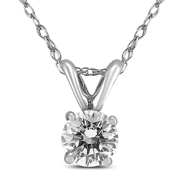 PREMIUM VS QUALITY - 3/4 Carat Diamond Solitaire Pendant ...