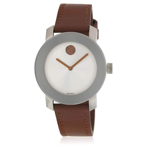 Movado Bold Leather Ladies Watch 3600379
