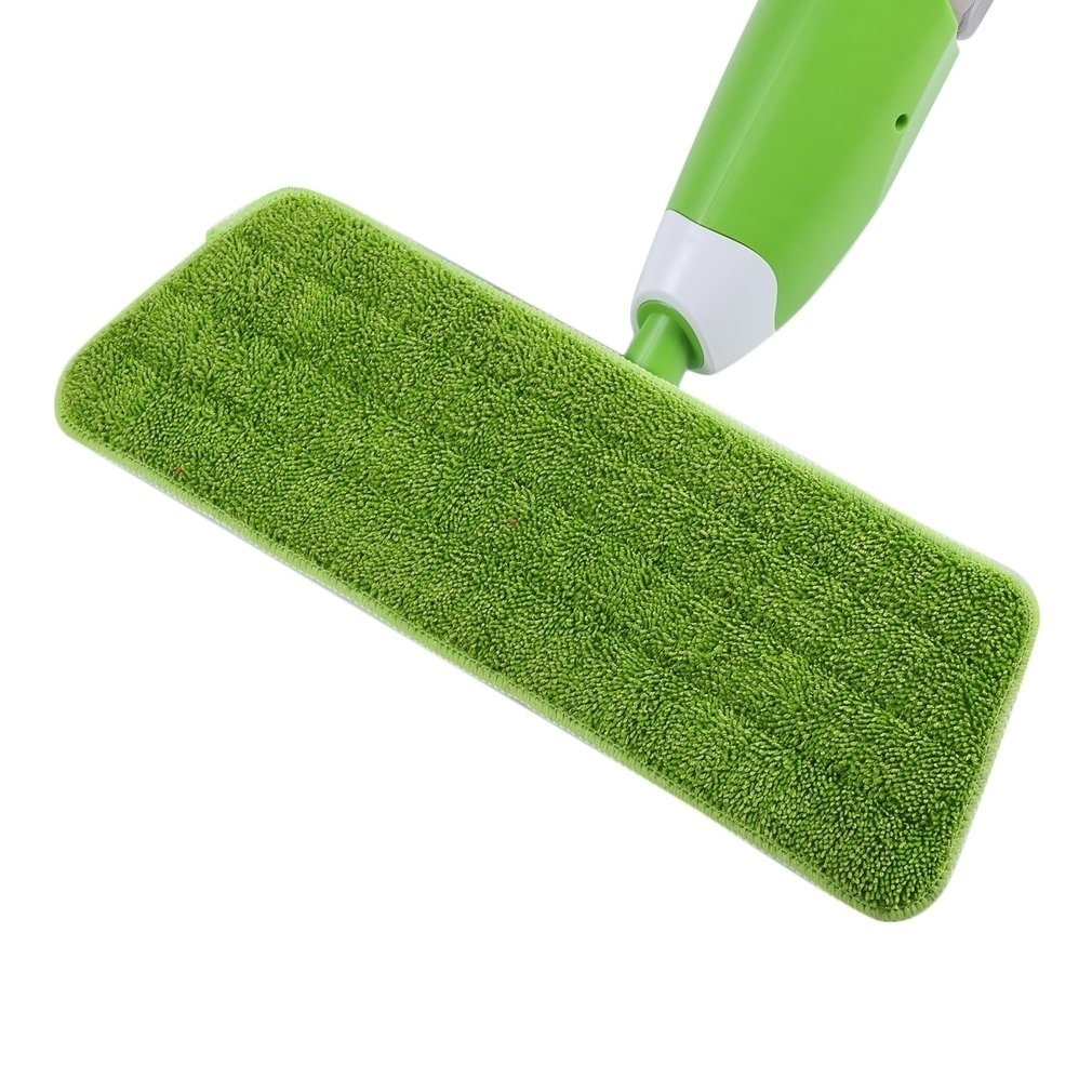 Multifunction Environmental Water Home Using Spray Mop Floor Cleaning Tool  - Green/Silver