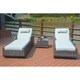 Havenside Home Stillwater 3-piece Outdoor Chaise Lounge Set Patio Chairs and Large Side Table - Thumbnail 2