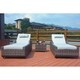 Havenside Home Stillwater 3-piece Outdoor Chaise Lounge Set Patio Chairs and Large Side Table - Thumbnail 3