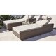 Havenside Home Stillwater 3-piece Outdoor Chaise Lounge Set Patio Chairs and Large Side Table - Thumbnail 1