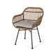 preview thumbnail 15 of 15, Christopher Knight Home Orlando Woven Faux Rattan Chairs (Set of 2)