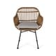 preview thumbnail 13 of 15, Christopher Knight Home Orlando Woven Faux Rattan Chairs (Set of 2)