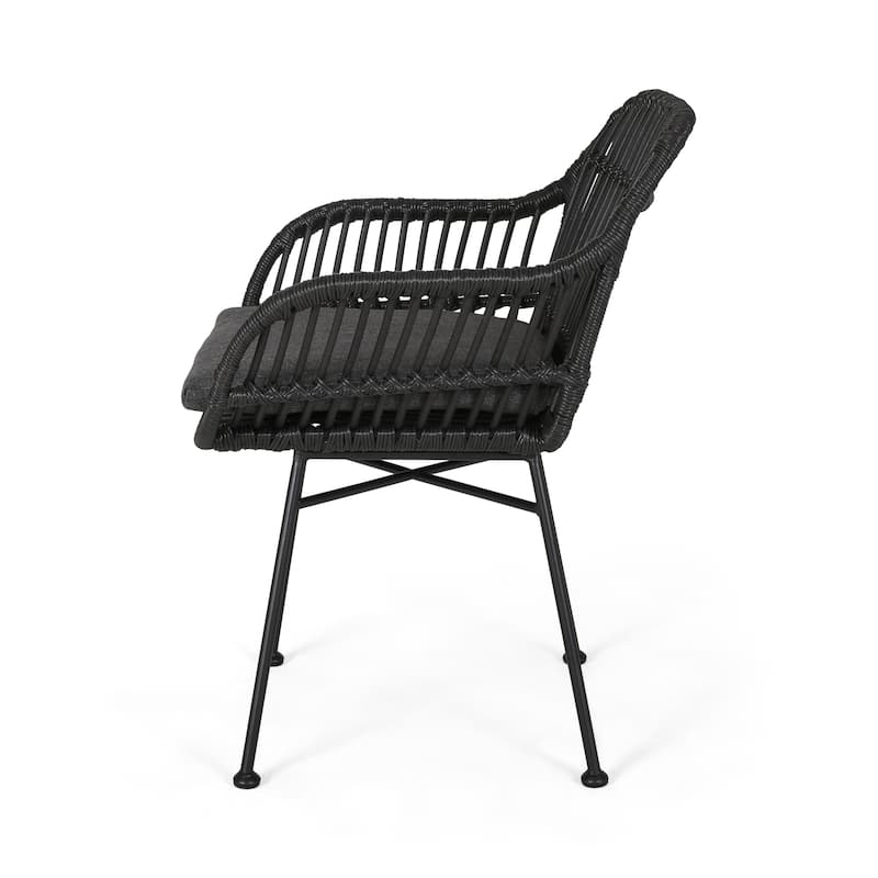 Christopher Knight Home Orlando Woven Faux Rattan Chairs (Set of 2)