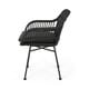 preview thumbnail 9 of 15, Christopher Knight Home Orlando Woven Faux Rattan Chairs (Set of 2)