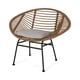 preview thumbnail 13 of 15, San Antonio Indoor Woven Faux Rattan Chairs with Cushions (Set of 2) by Christopher Knight Home
