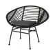 preview thumbnail 5 of 15, San Antonio Indoor Woven Faux Rattan Chairs with Cushions (Set of 2) by Christopher Knight Home