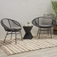 preview thumbnail 1 of 15, San Antonio Indoor Woven Faux Rattan Chairs with Cushions (Set of 2) by Christopher Knight Home