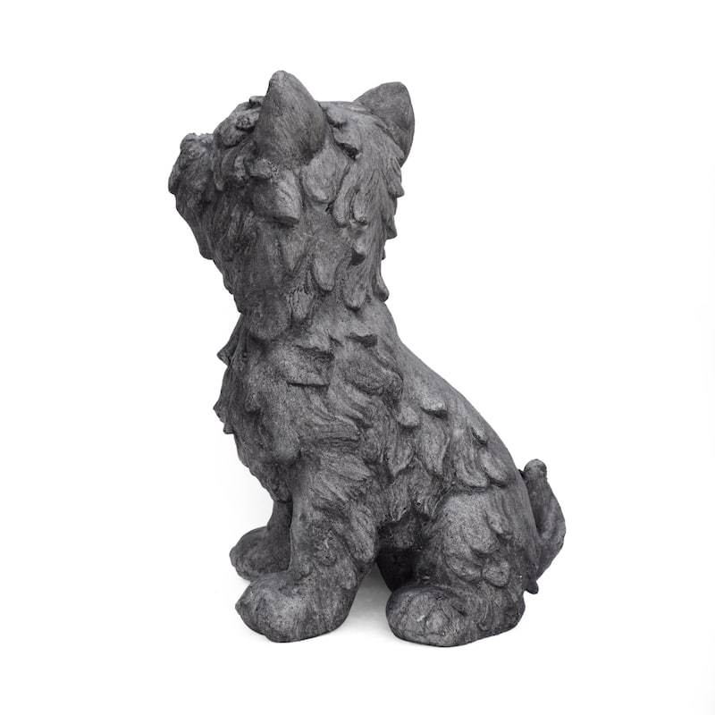 Cricket Outdoor Terrier Dog Garden Statue by Christopher Knight Home