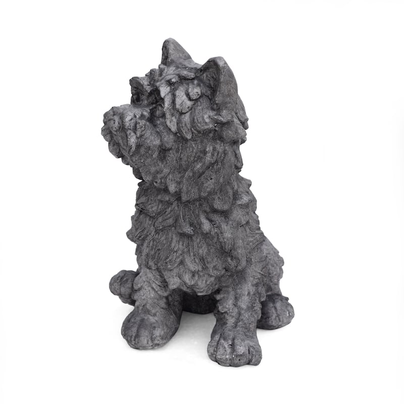 Cricket Outdoor Terrier Dog Garden Statue by Christopher Knight Home