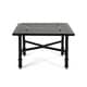 preview thumbnail 4 of 11, Vienne Outdoor Aluminum Side Table by Christopher Knight Home