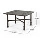 preview thumbnail 8 of 11, Vienne Outdoor Aluminum Side Table by Christopher Knight Home