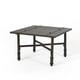 preview thumbnail 13 of 11, Vienne Outdoor Aluminum Side Table by Christopher Knight Home Brown