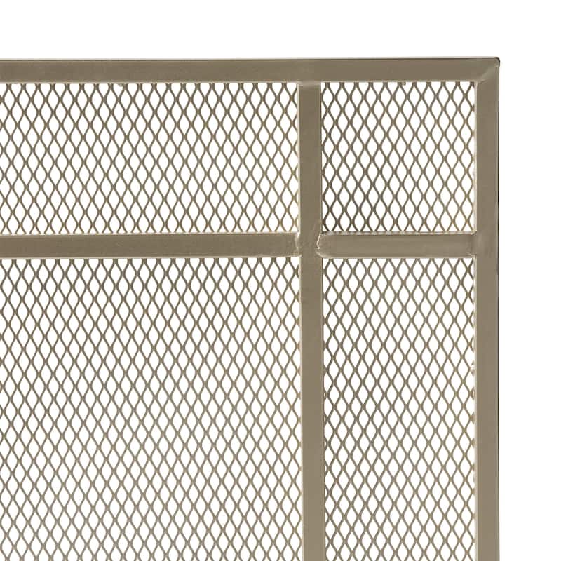 Cabarrus Modern Single Panel Fireplace screen by Christopher Knight Home - N/A