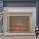 preview thumbnail 10 of 16, Cabarrus Modern Single Panel Fireplace screen by Christopher Knight Home
