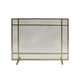 preview thumbnail 14 of 16, Cabarrus Modern Single Panel Fireplace screen by Christopher Knight Home Gold Finish
