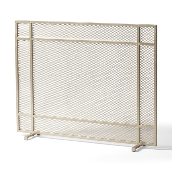 Shop Cabarrus Modern Single Panel Fireplace Screen By Christopher