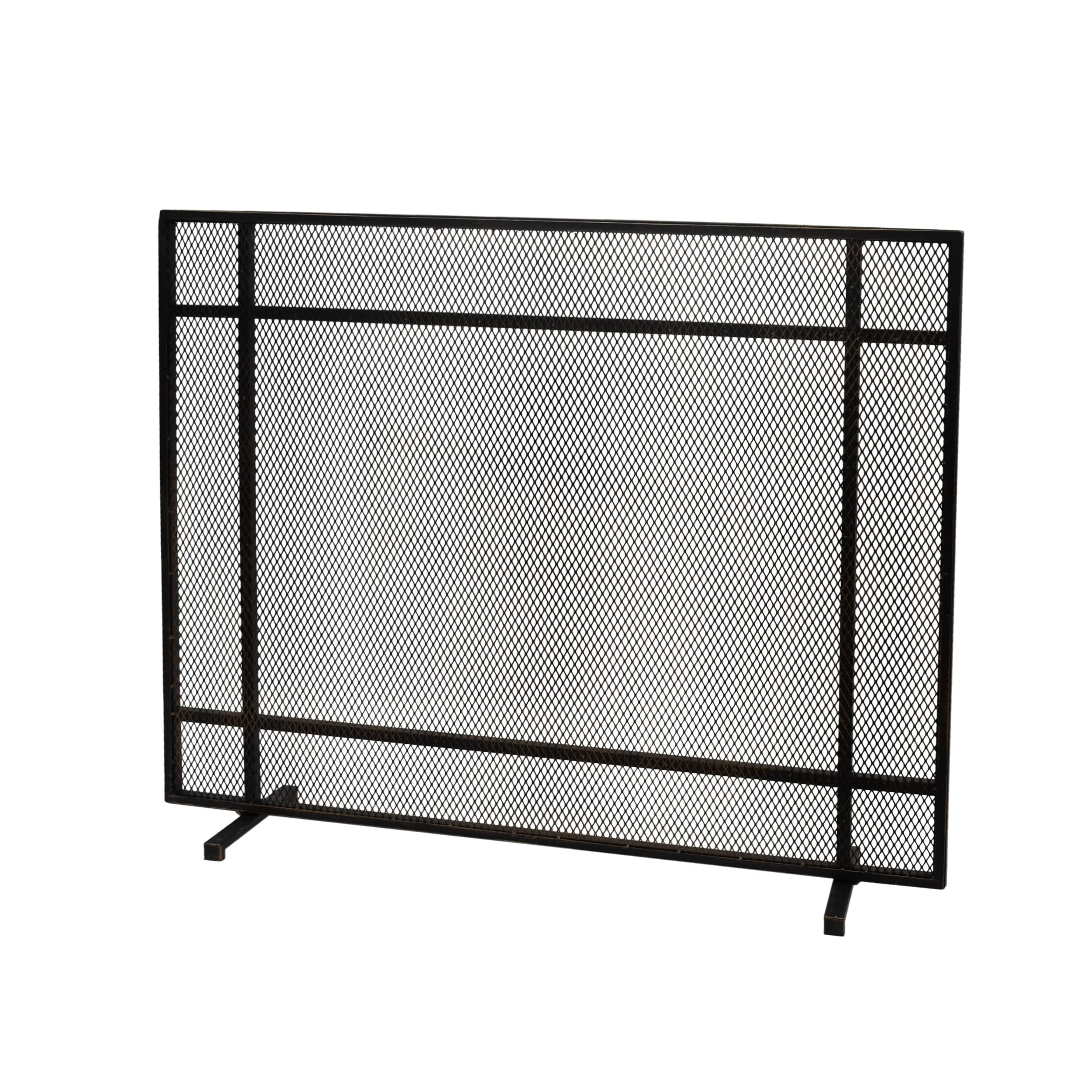 Cabarrus Modern Single Panel Fireplace screen by Christopher Knight Home  N/A Bed Bath  Beyond 27569236