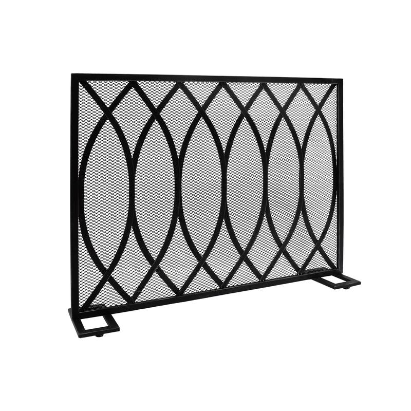 Buncombe Modern Single Panel Fireplace screen by Christopher Knight Home - 30.75" H x 41.00" W x 8.00" D