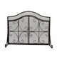 preview thumbnail 10 of 16, Pendleton Modern Three Panel Fireplace screen with Door by Christopher Knight Home