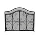 preview thumbnail 5 of 16, Pendleton Modern Three Panel Fireplace screen with Door by Christopher Knight Home