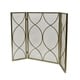 preview thumbnail 4 of 16, Pleasants Modern Three Panel Fireplace screen by Christopher Knight Home - 1.25W x 41.00L x 29.75H