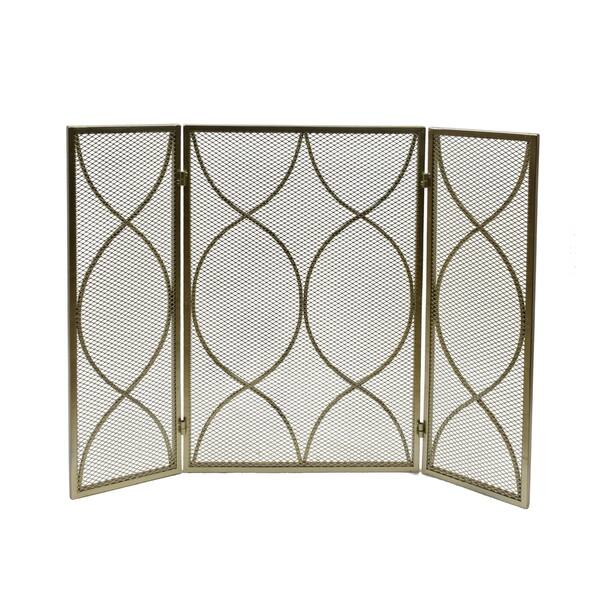 Shop Pleasants Modern Three Panel Fireplace Screen By Christopher