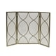 preview thumbnail 18 of 16, Pleasants Modern Three Panel Fireplace screen by Christopher Knight Home - 1.25W x 41.00L x 29.75H Gold Finish