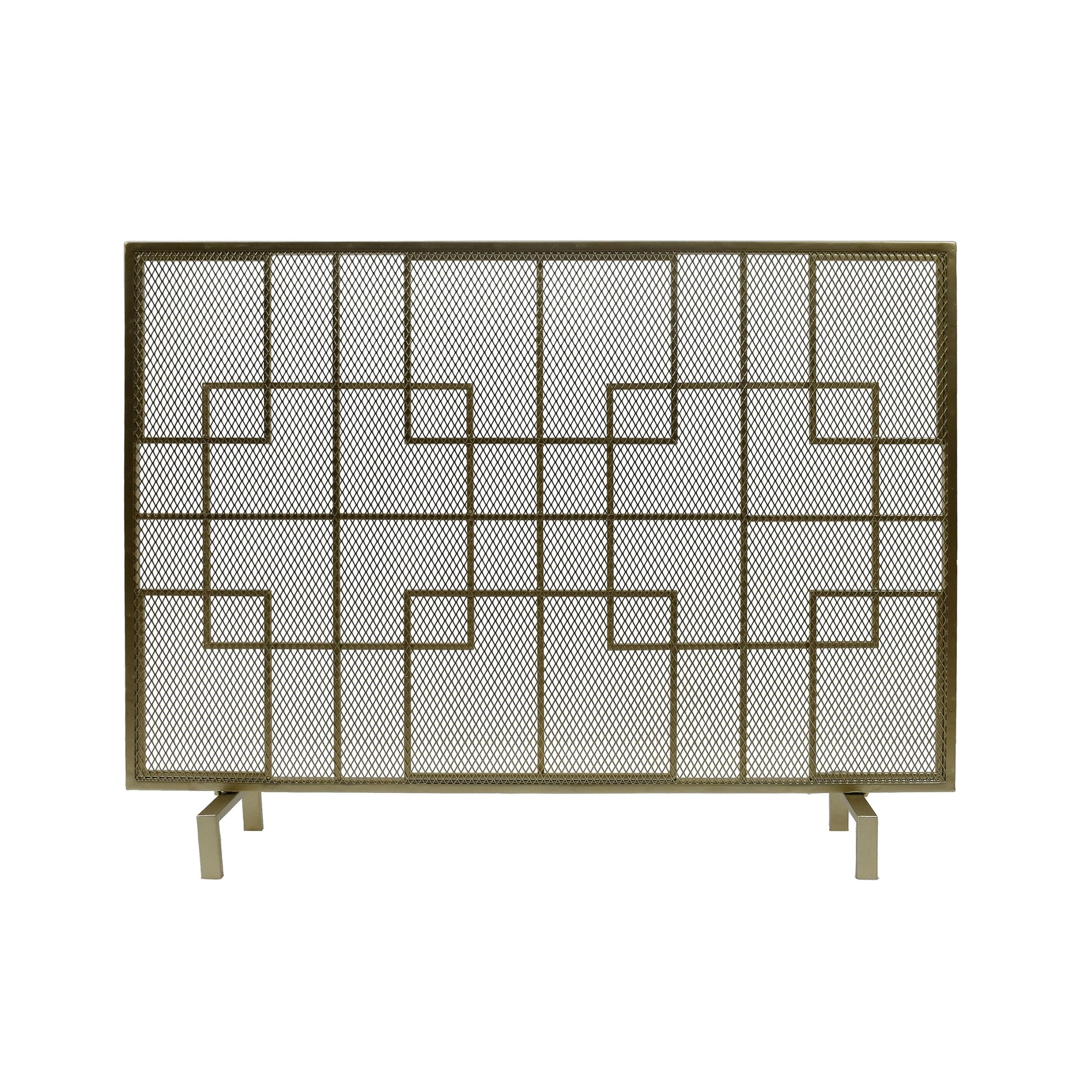 Shop Alamance Modern Single Panel Fireplace Screen By Christopher