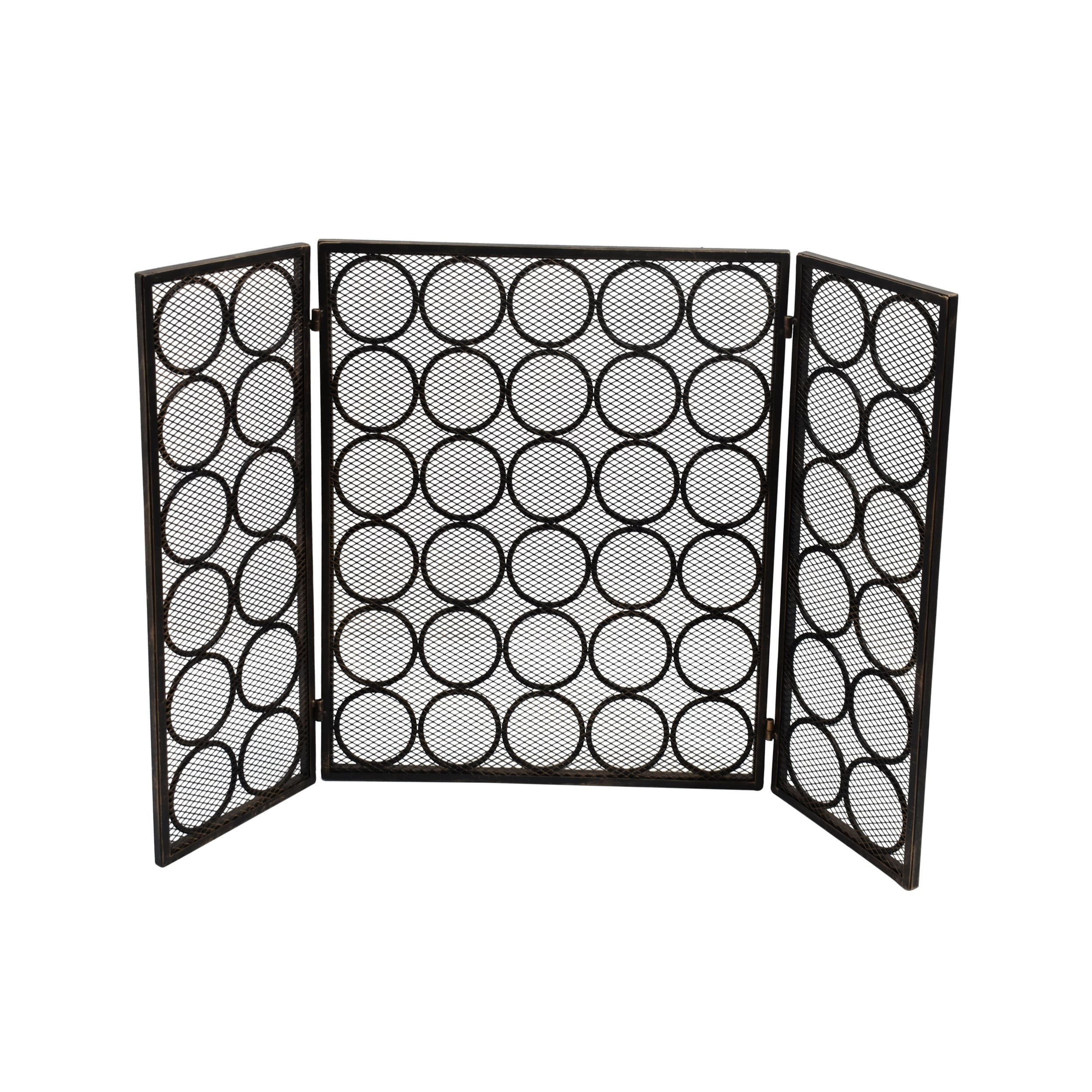 Hartly Modern Three Panel Fireplace screen by Christopher Knight Home  30.00